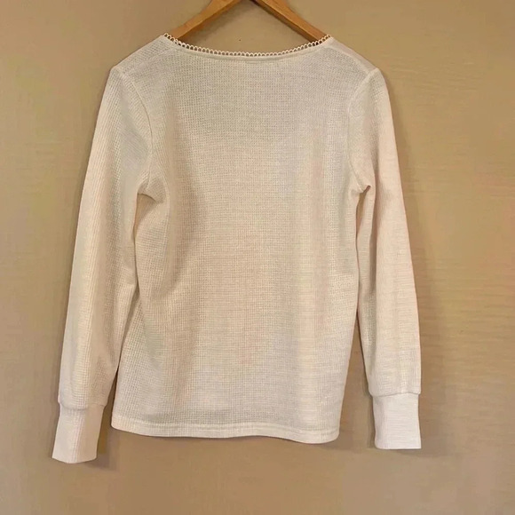 Waffle knit with square neckline - Picture 2 of 7